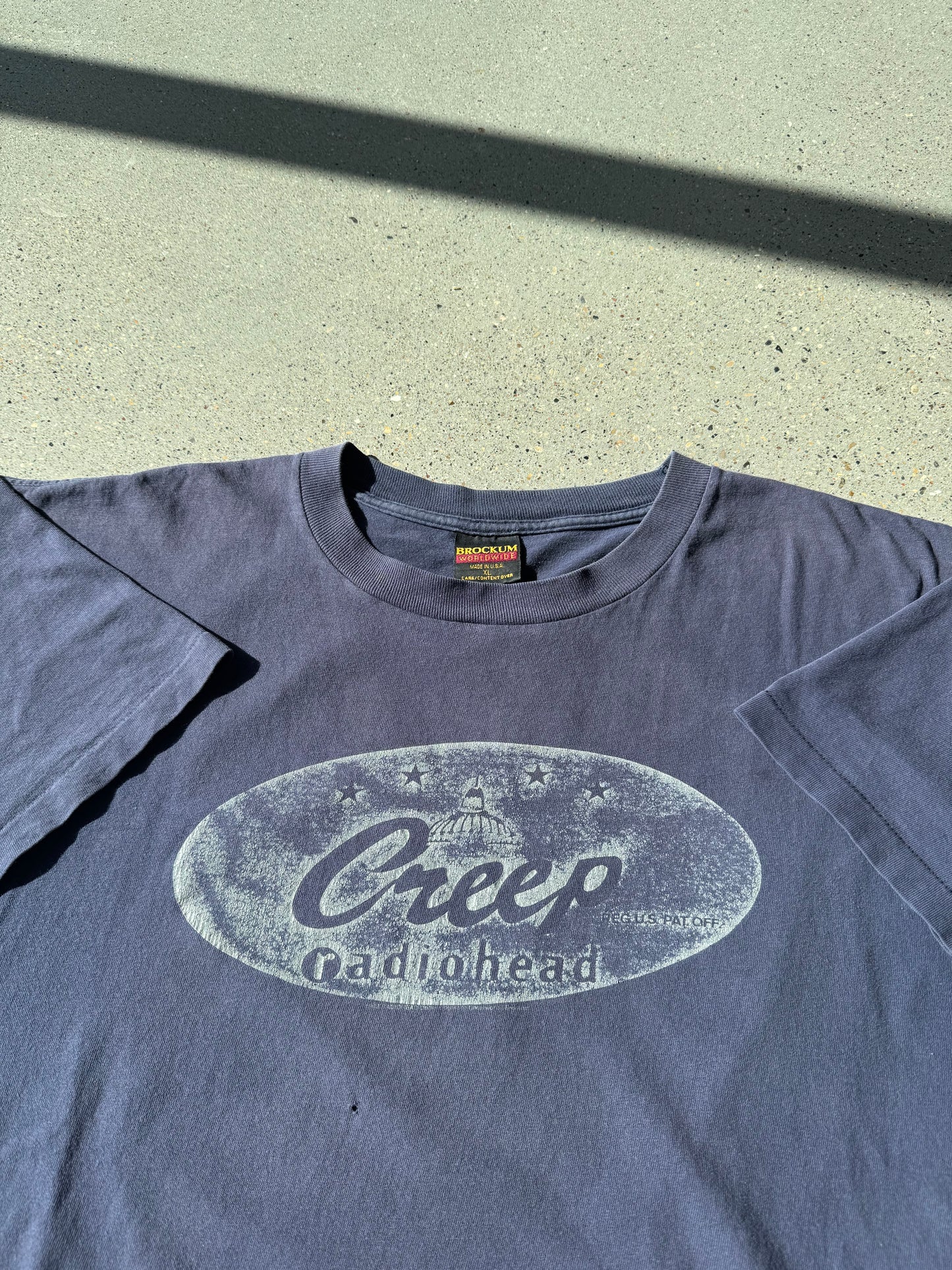 Vintage 1993 Radiohead Creep T-Shirt 25x27 Brockum XL