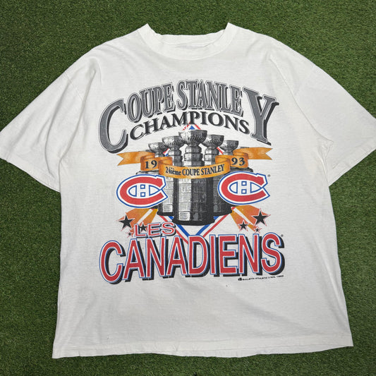 1993 Montreal Canadiens T-Shirt 25x29.5
