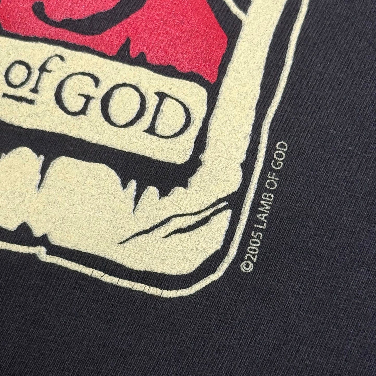 Vintage 2005 Lamb of God Band T-Shirt Medium