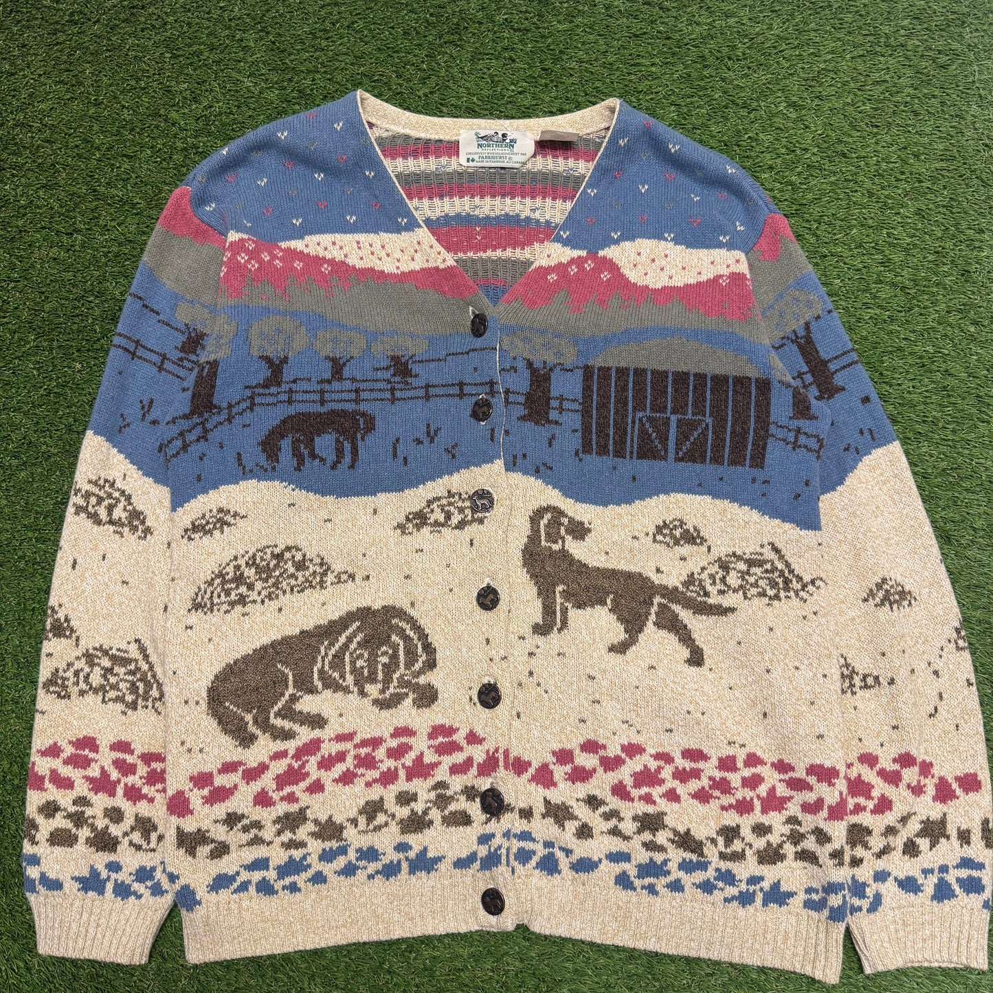 Northern Reflections Farmyard Cardigan 21.5x26.5 S