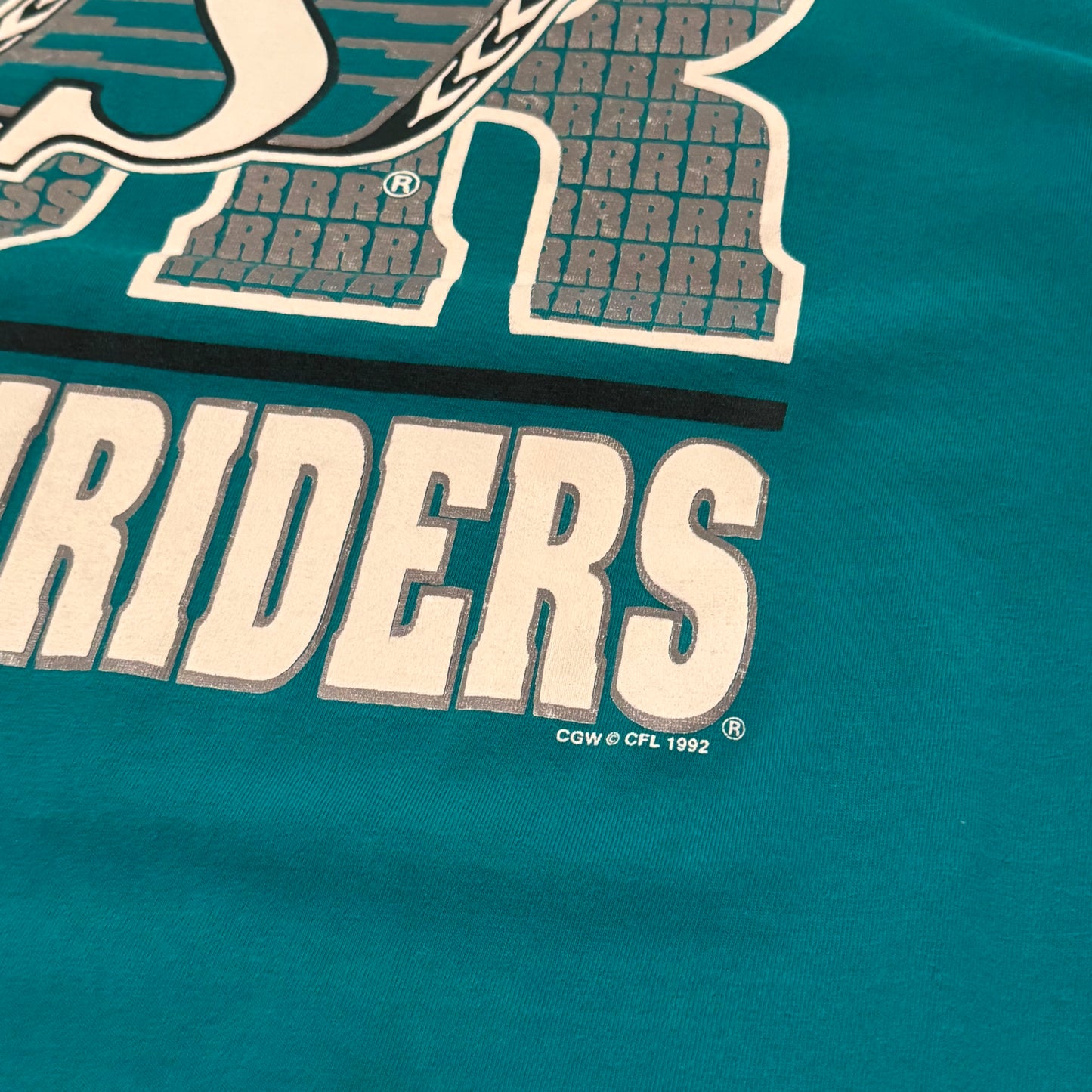 1992 Roughriders T-Shirt Large