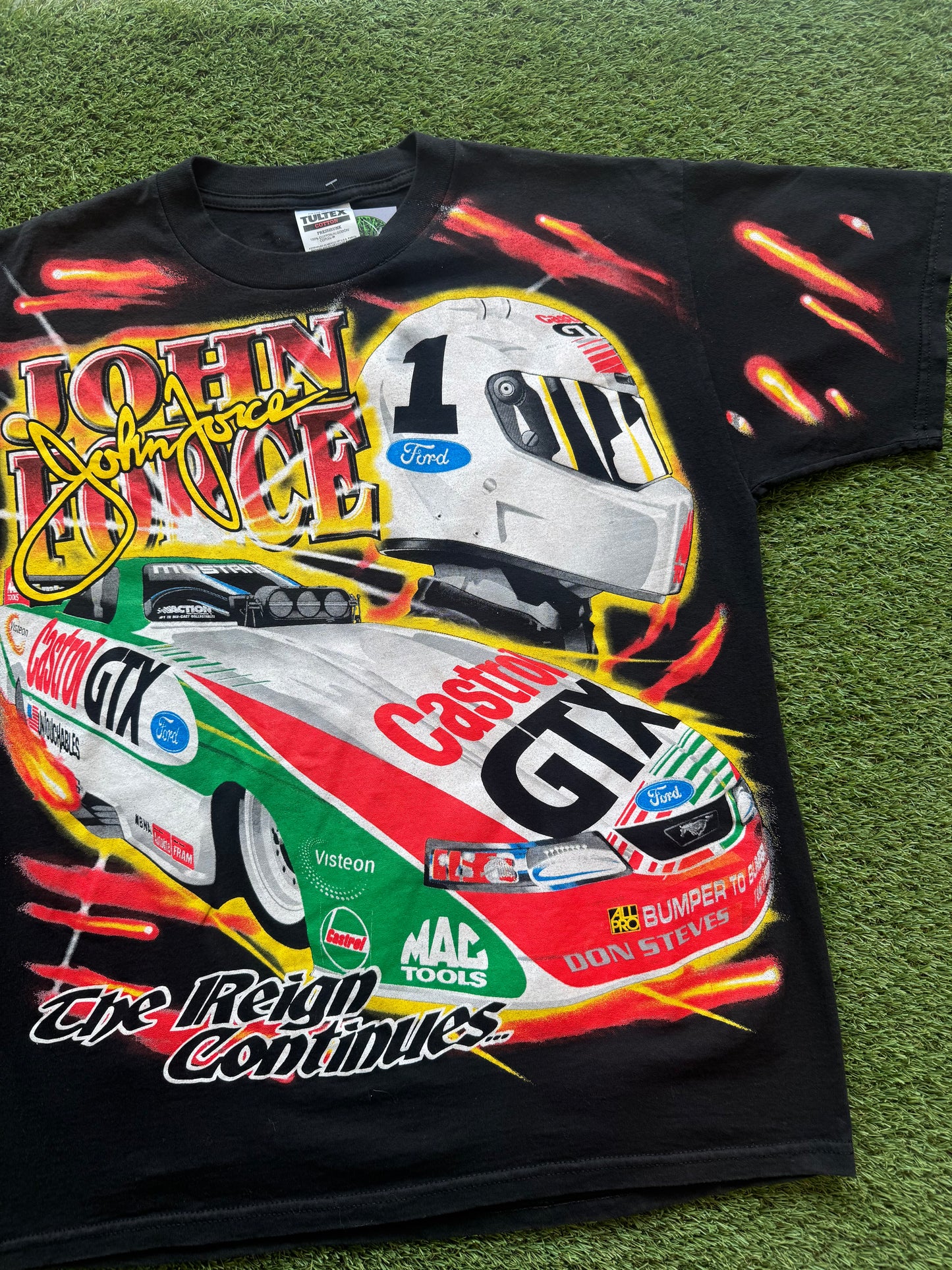 90’s Racing AOP T-Shirt Large 22x28