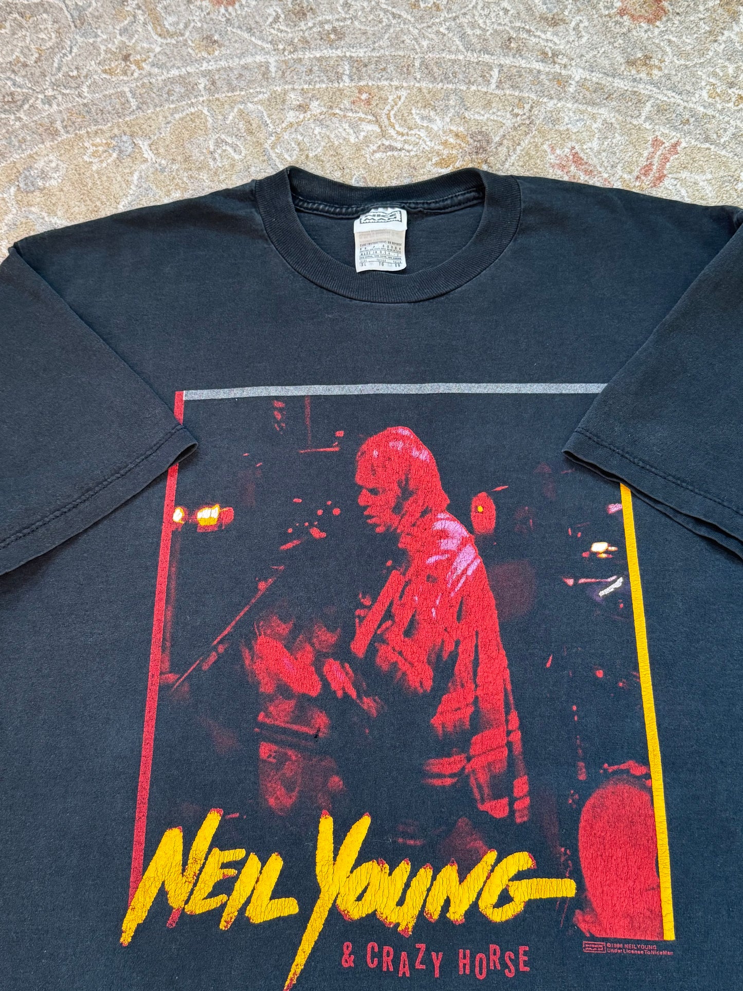 Neil Young & Crazy Horse Vintage Shirt 1996 XL