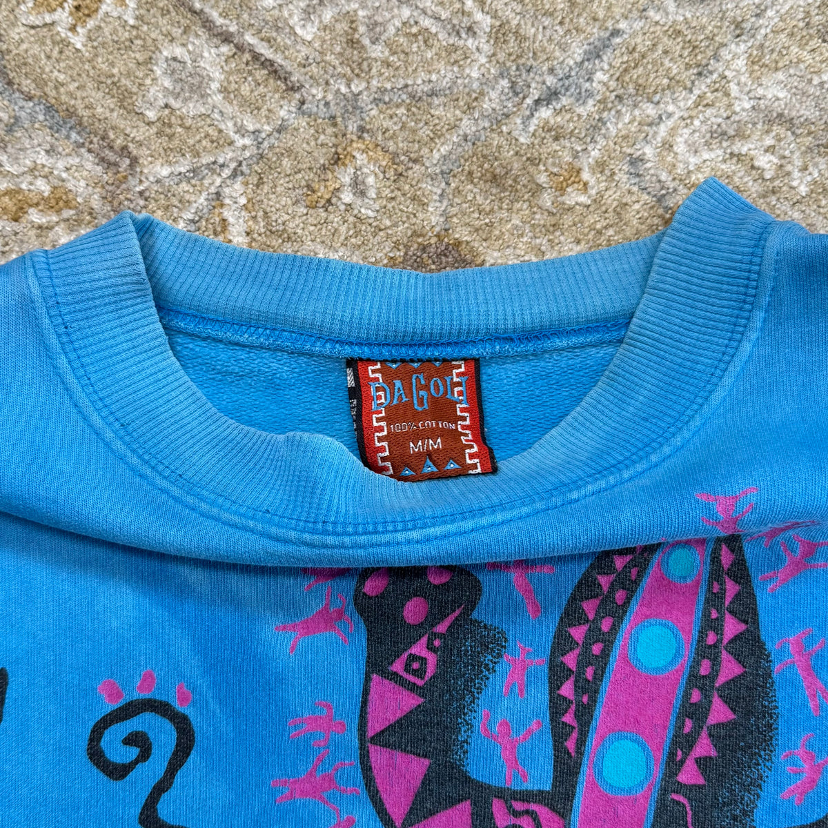 Vintage Dagoli  Anasazi Gecko Sweatshirt Medium