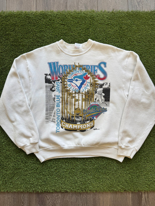 90’s Toronto Blue Jays Sweater XL