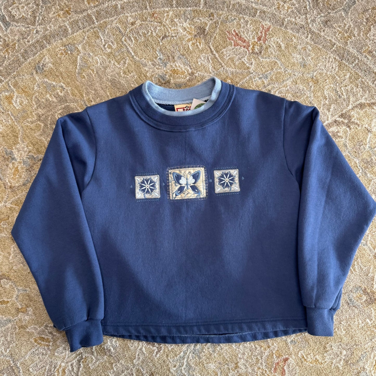 Butter Fly Cropped Morning Sun Sweatshirt