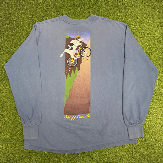 Vintage Cows Longsleeve Shirt L