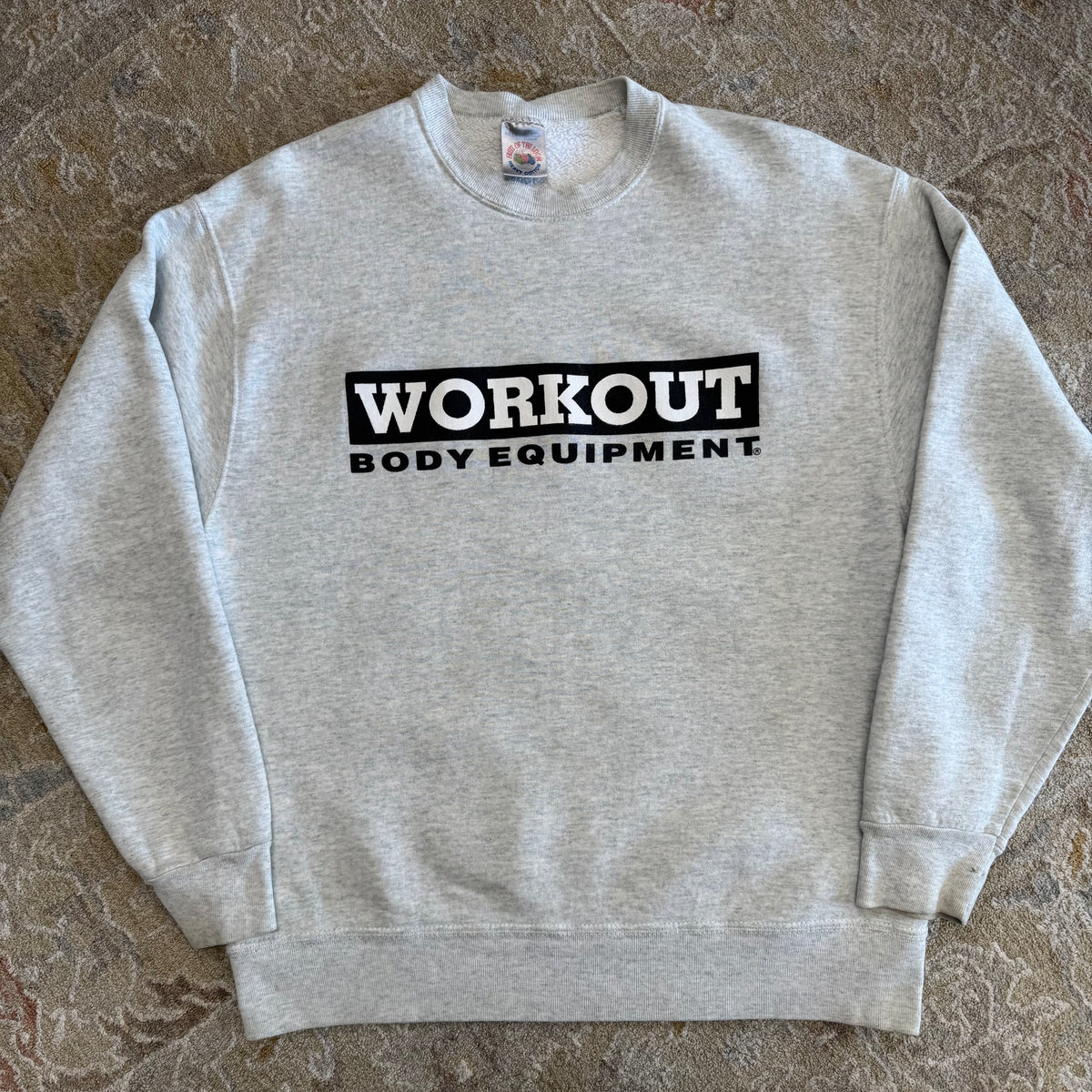 Vintage Workout Body Equipment Crewneck Sweatshirt