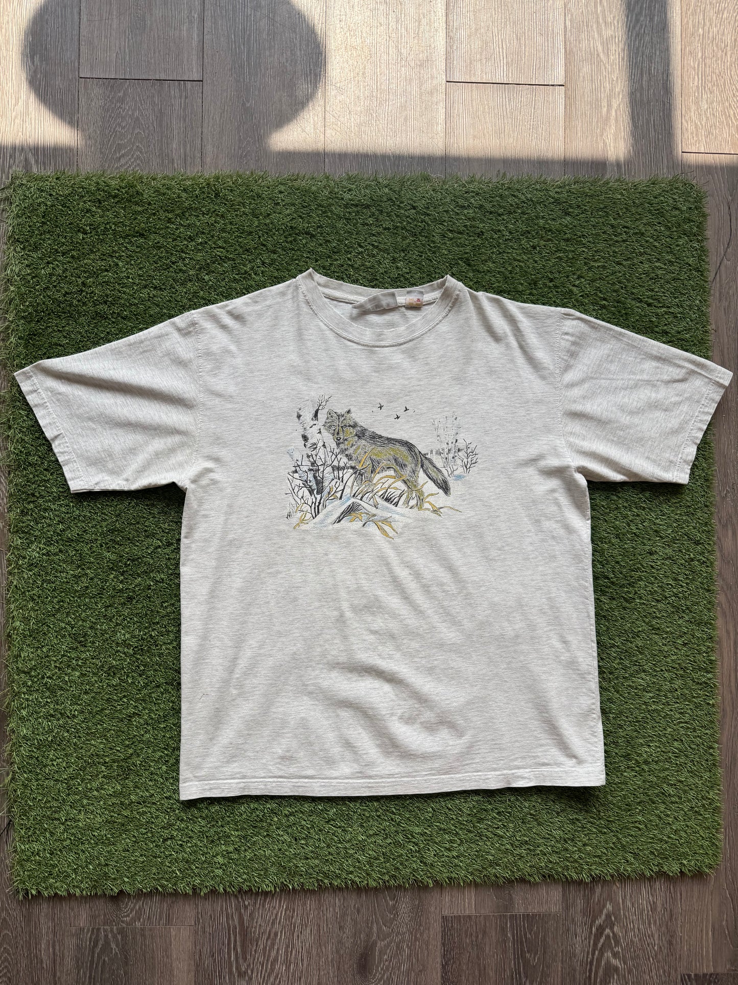 90’s Wolf Nature T-Shirt Large