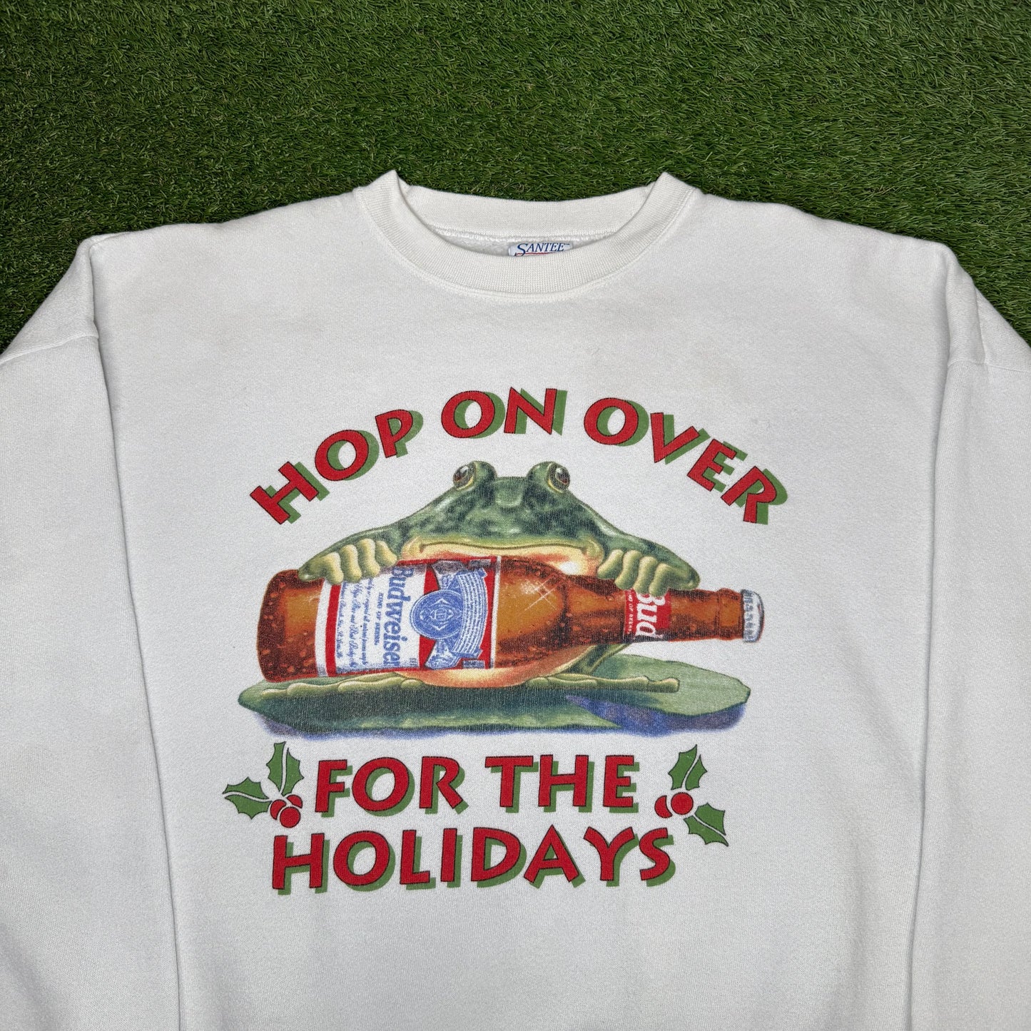 90’s Budweiser Christmas Sweater XXL