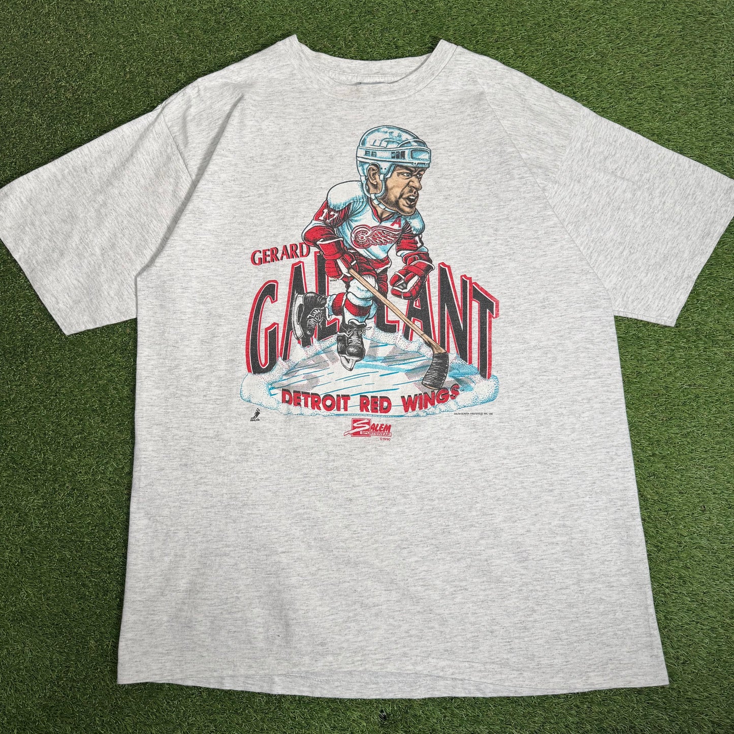 1990 Gerard Gallant Detroit Redwings T-Shirt XL