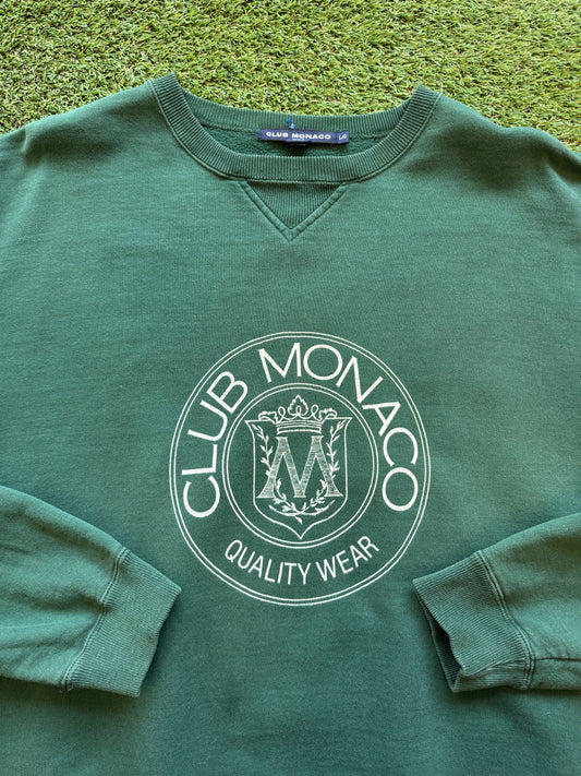 90’s Club Monaco Sweater Forest Green  Large