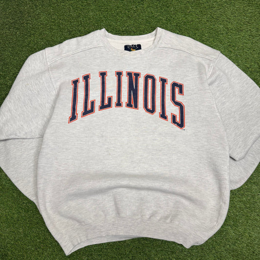 Vintage Fighting Illini Sweater 23x27.5