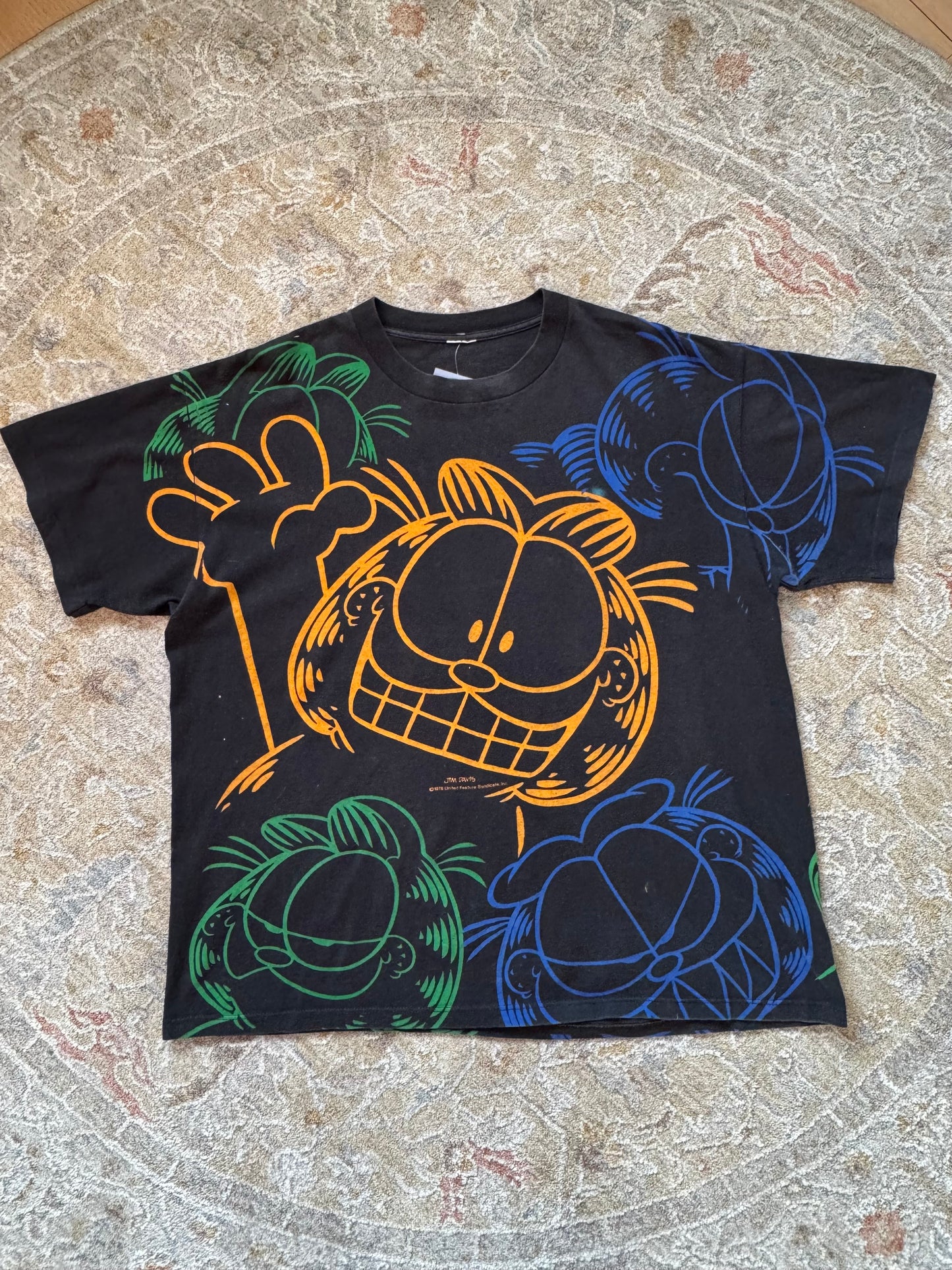 Garfield AOP T-shirt Vintage fits L/XL