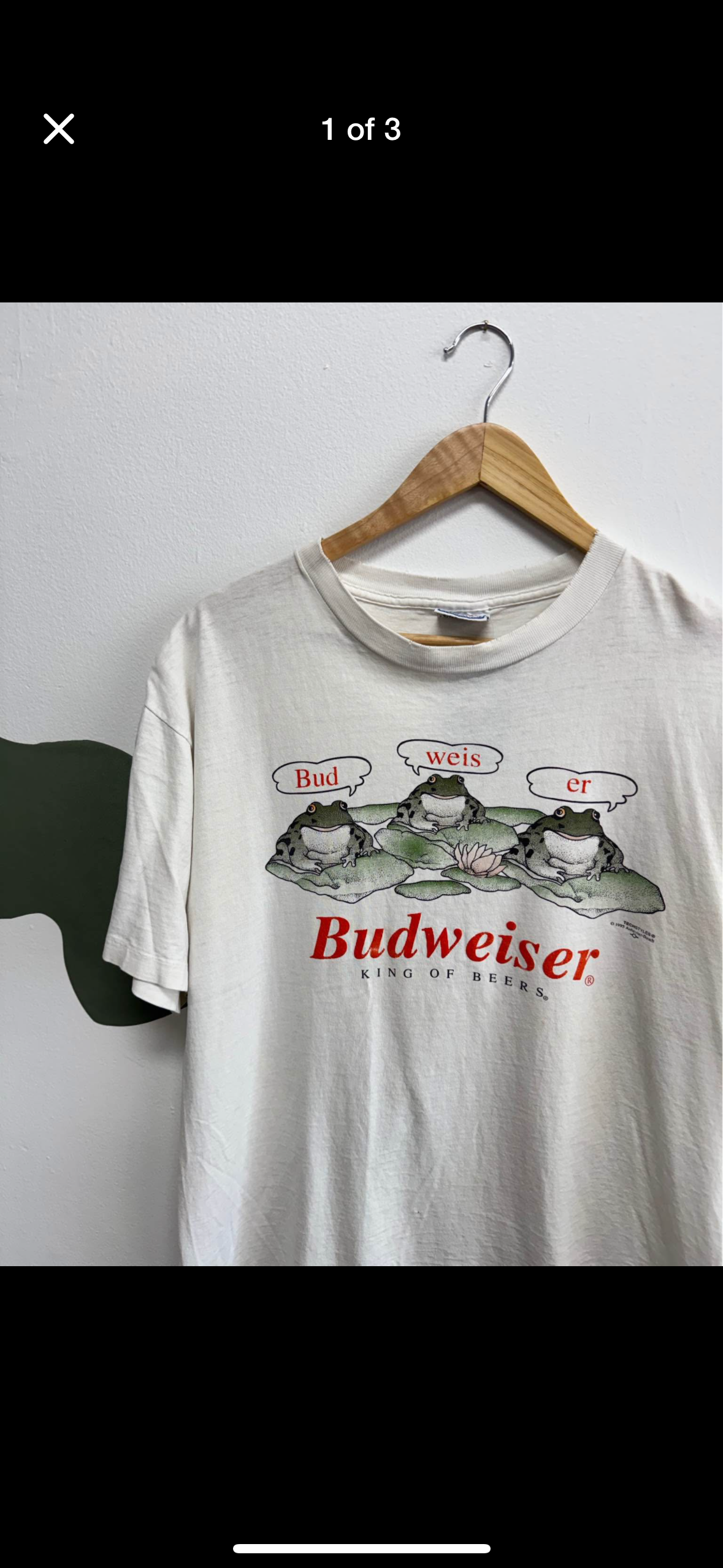 Budweiser Frogs T-Shirt XL