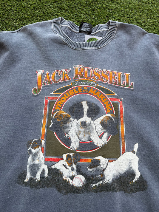 90’s Jack Russell Sweater XL