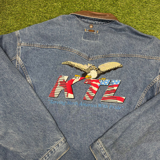 Vintage Denim Jacket XL 28x26