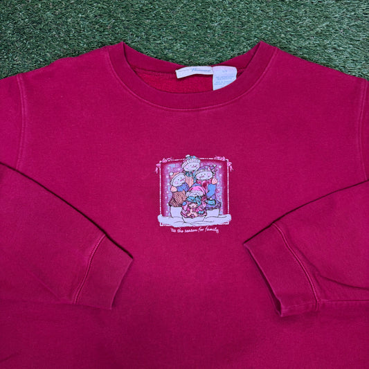 Tis The Season For Family Christmas Sweater Women’s L