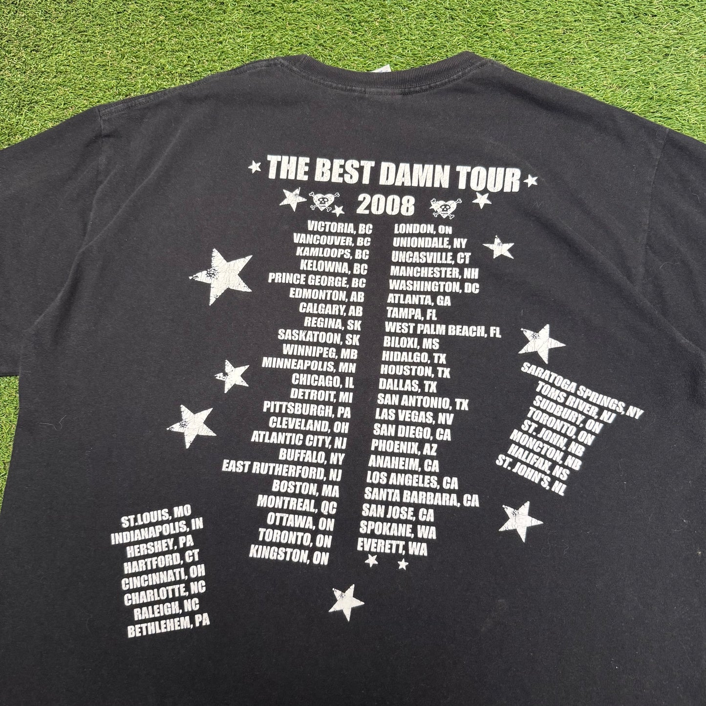 2008 Avril Lavigne T-Shirt L 23x28
