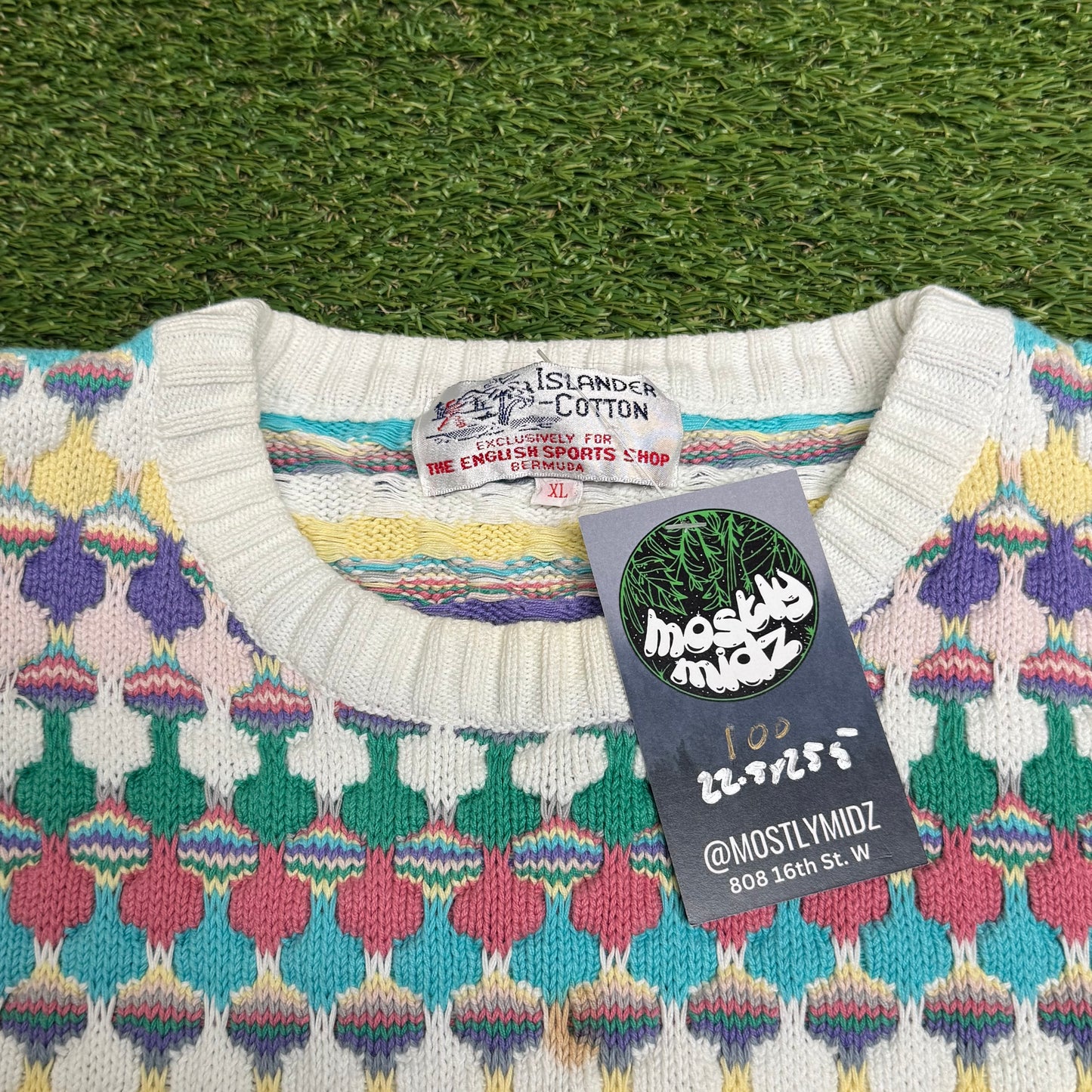 Vintage Geometric Style Knit