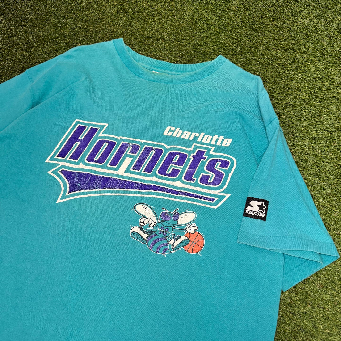 90’s Charolette Hornets T-Shirt XL 23.5x29