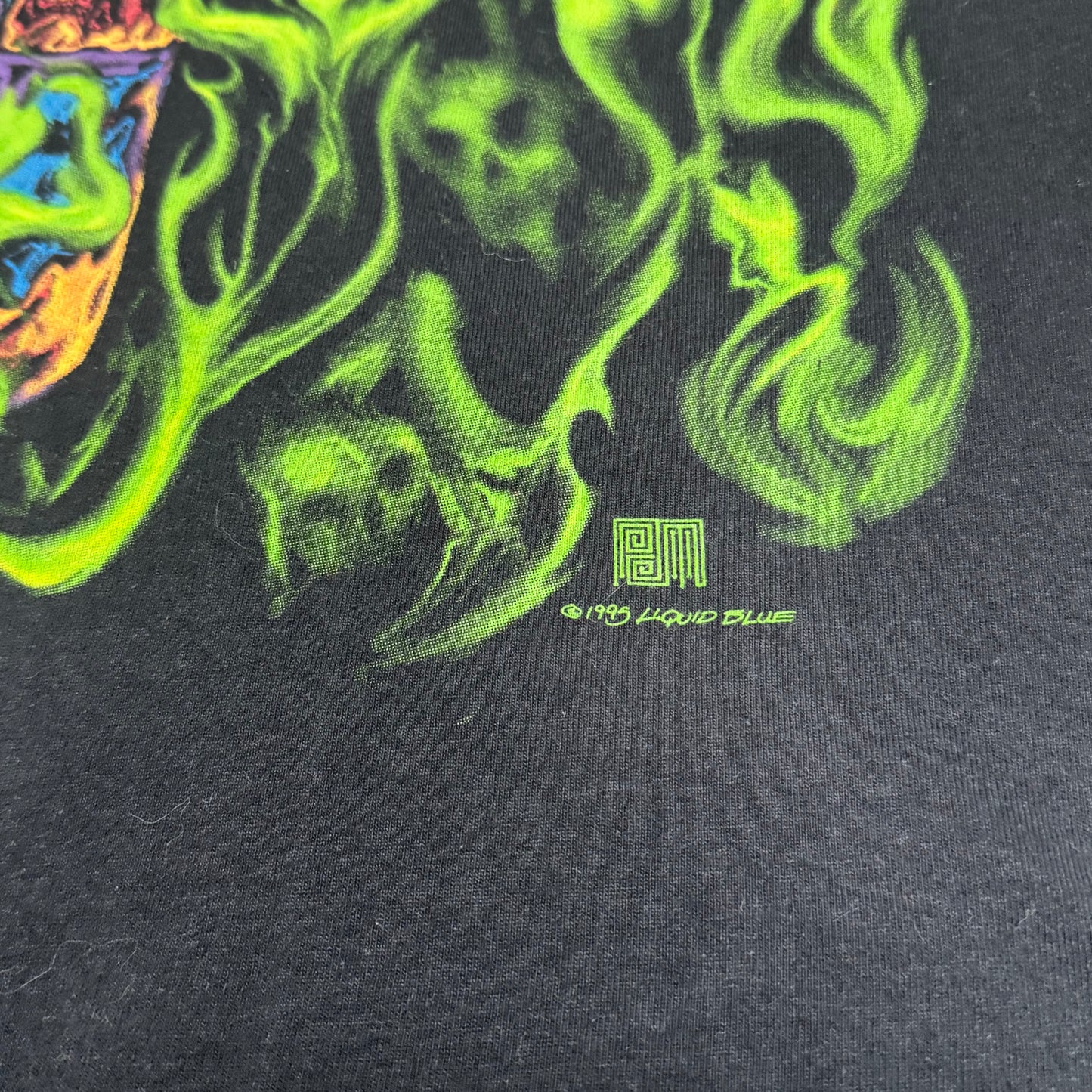 Vintage 90’s Liquid Blue T-Shirt 24.5x32