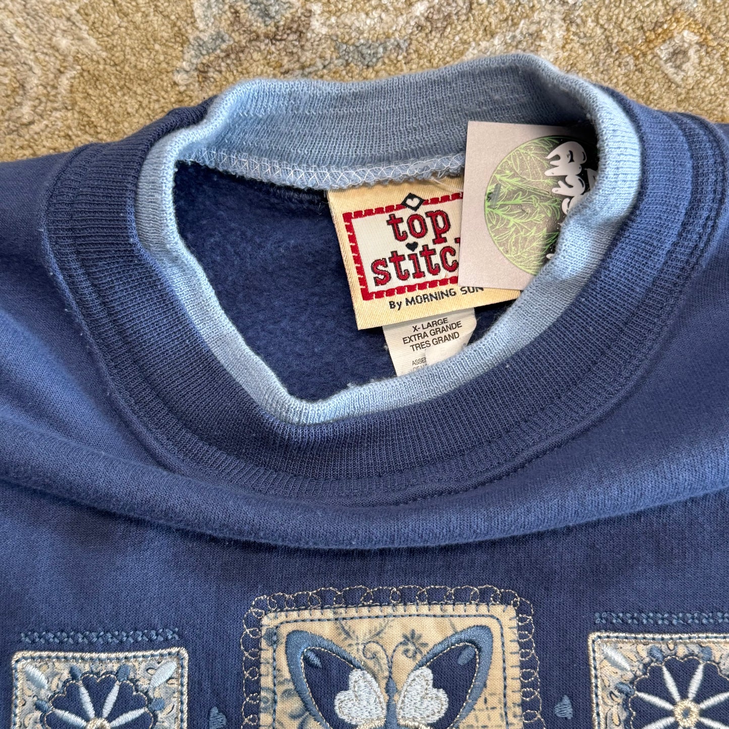 Butter Fly Cropped Morning Sun Sweatshirt