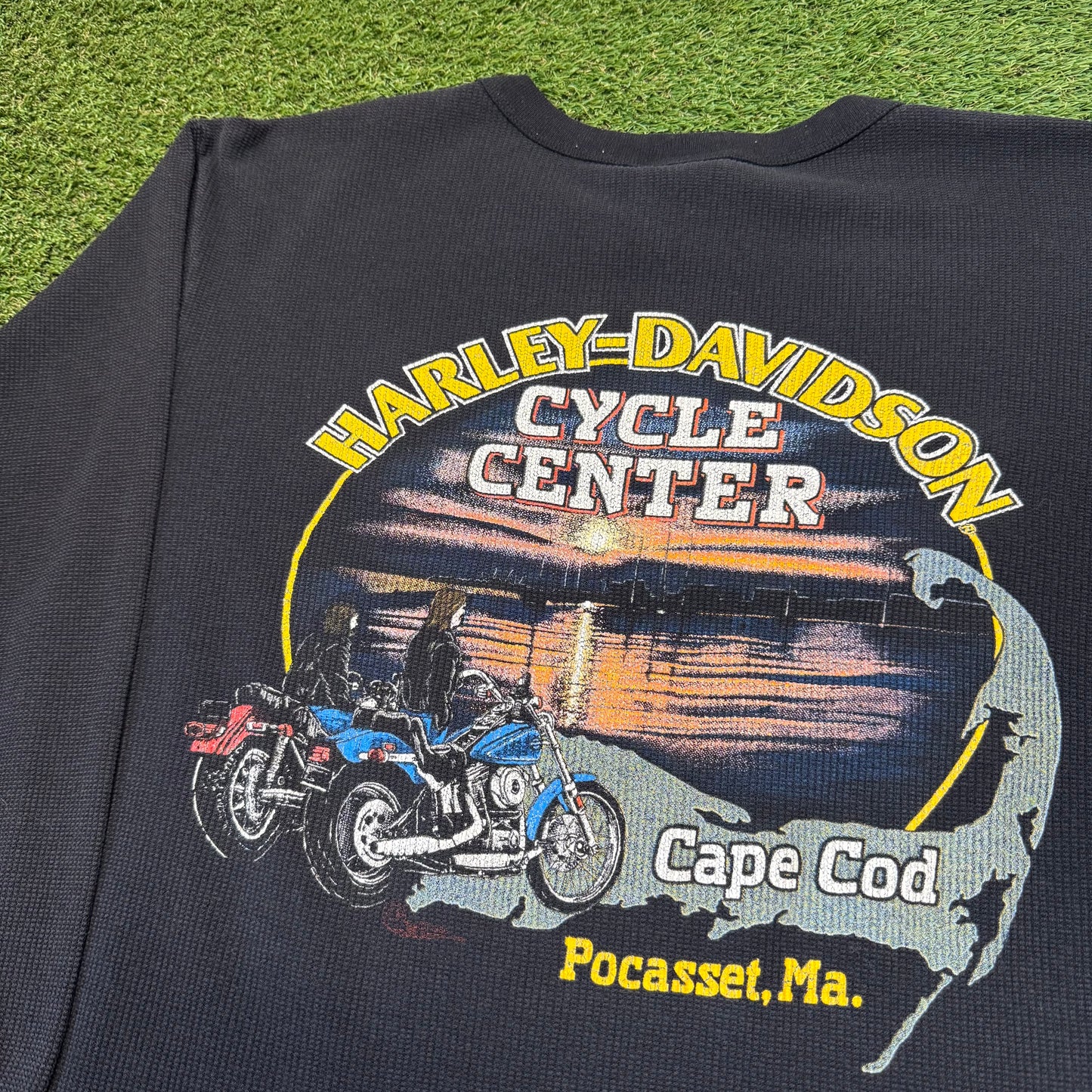 Vintage Harley Davidson Thermal 22x26.5