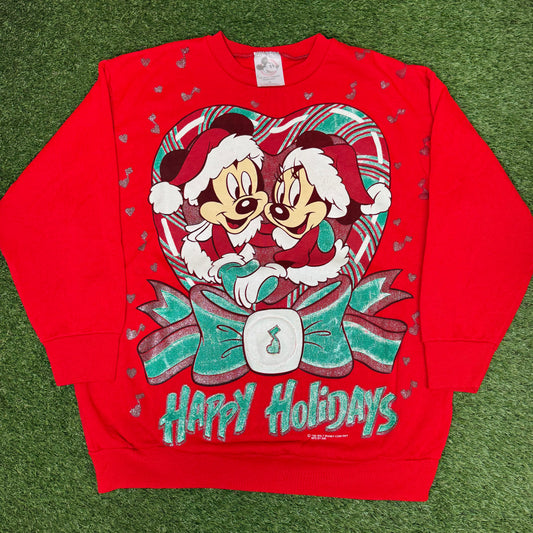 Mickey & Minnie Happy Holidays Sweater