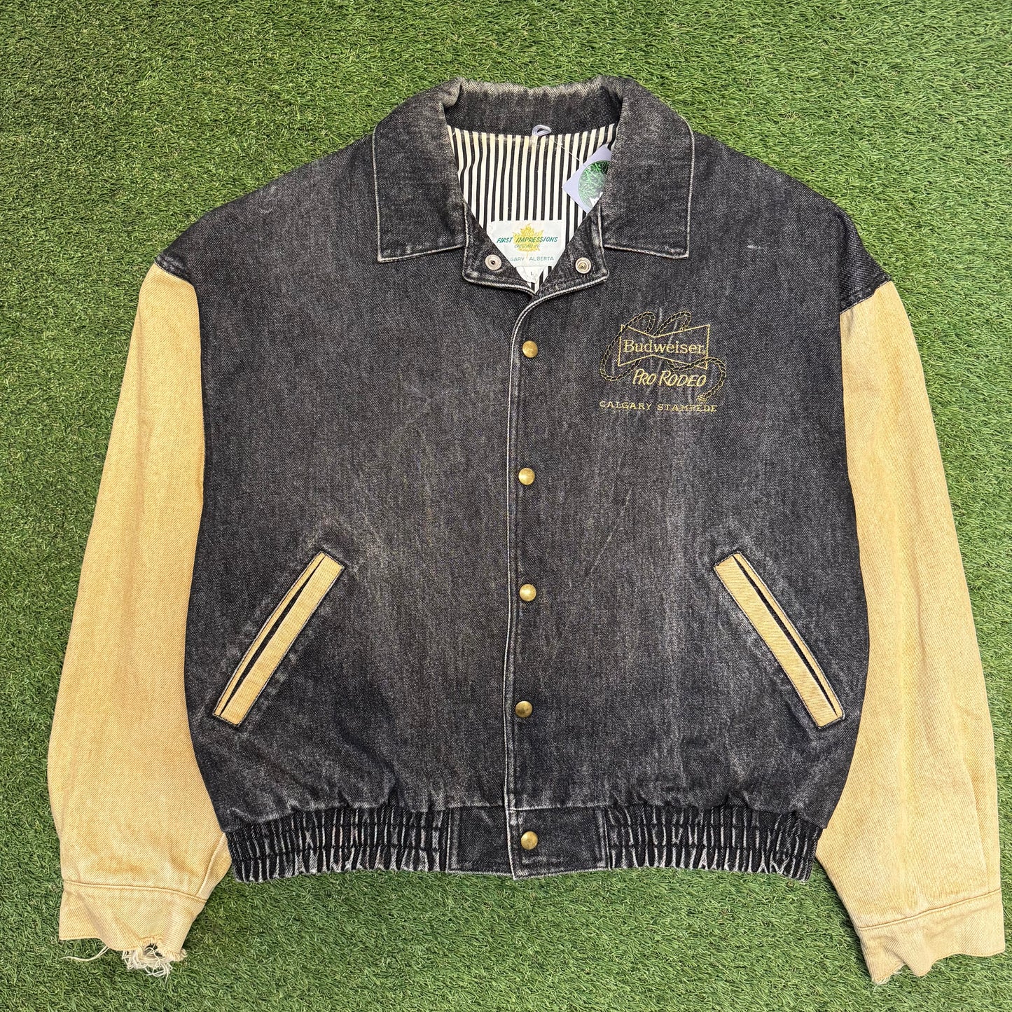 Budweiser x Calgary Stampede Denim Jacket L