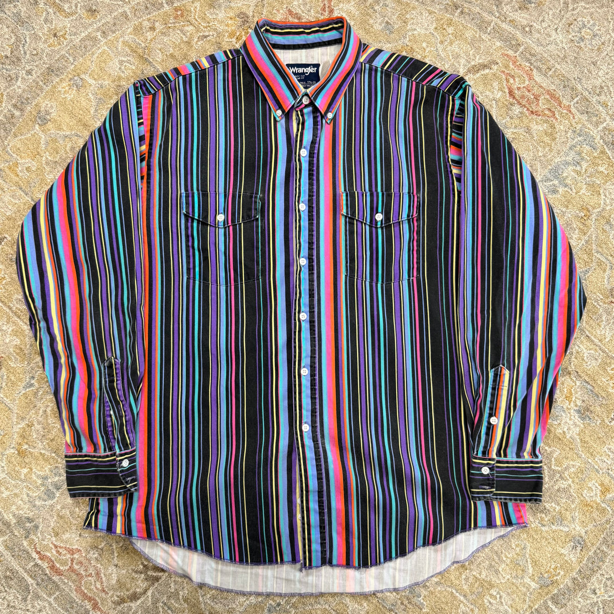 Vintage Wrangler Button Up Shirt XL Tails