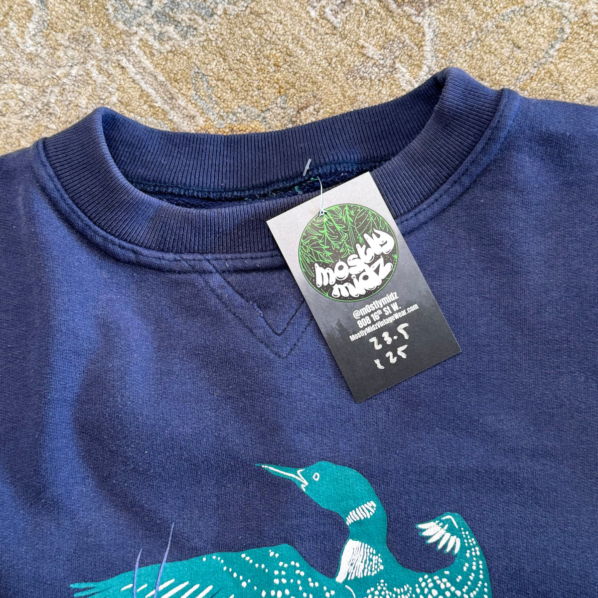 Vintage Northern Reflections Loon Crewneck Sweatshirt