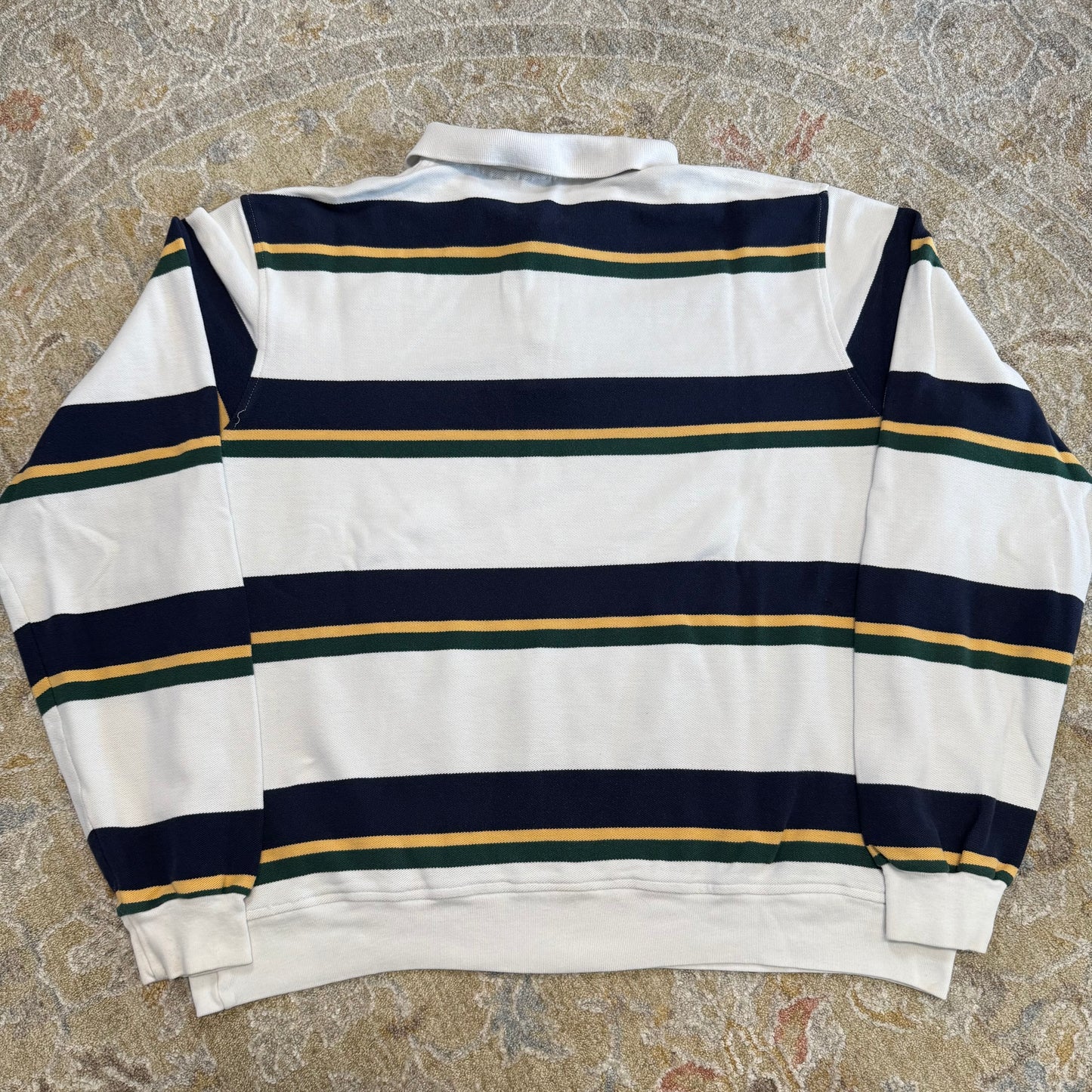 Long Sleeve Rugby Polo Shirt XL