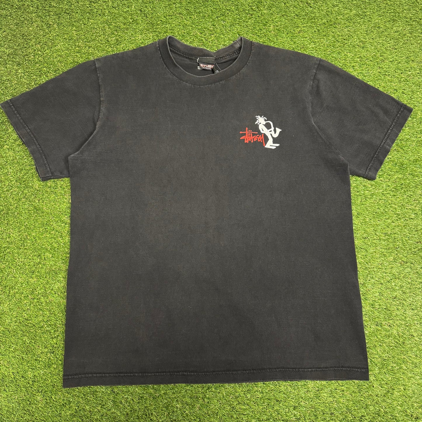 Vintage Stussy Stickman Jazz T-Shirt Large