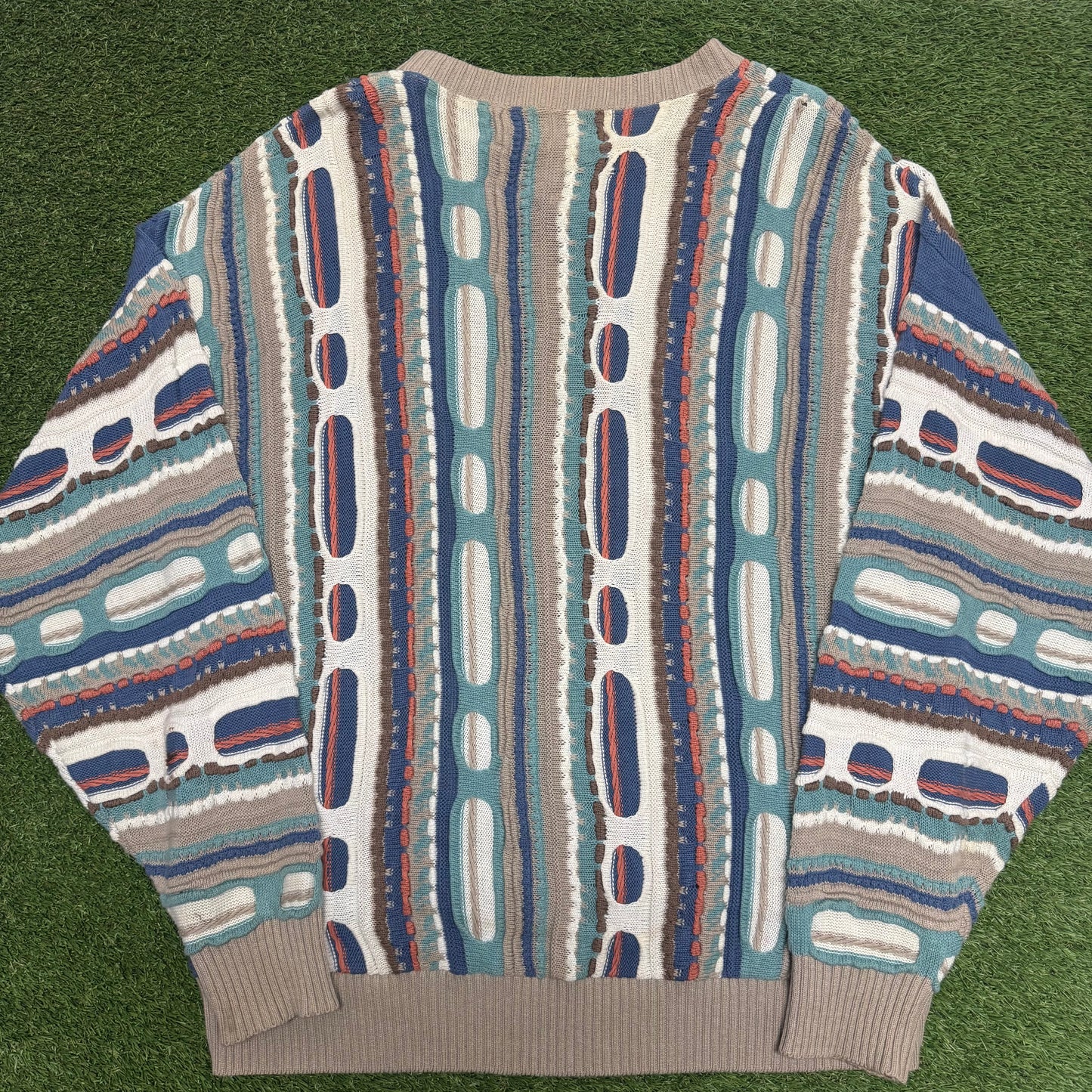 Vintage 3D Knit Sweater 25x28 L