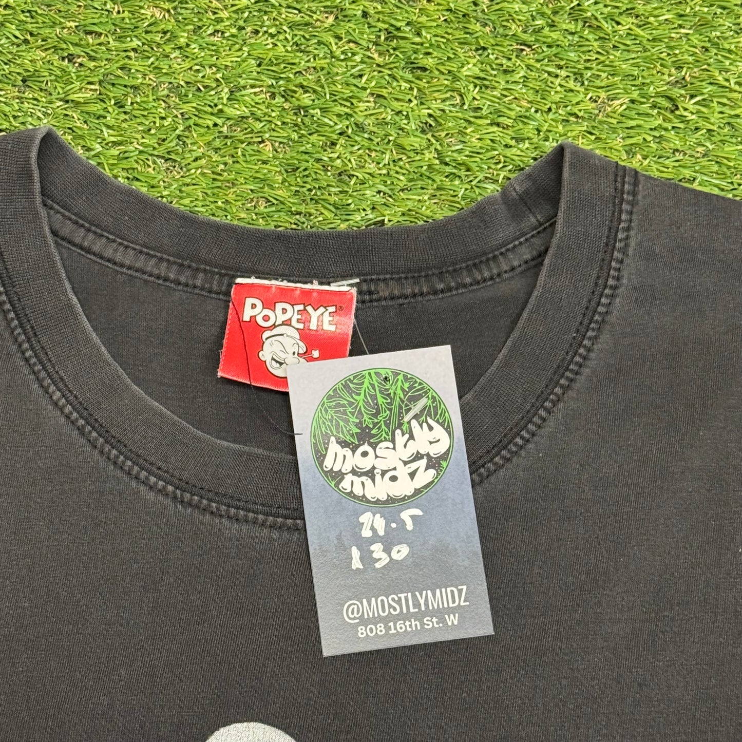Vintage 2005 Popeye Poker T-Shirt XL