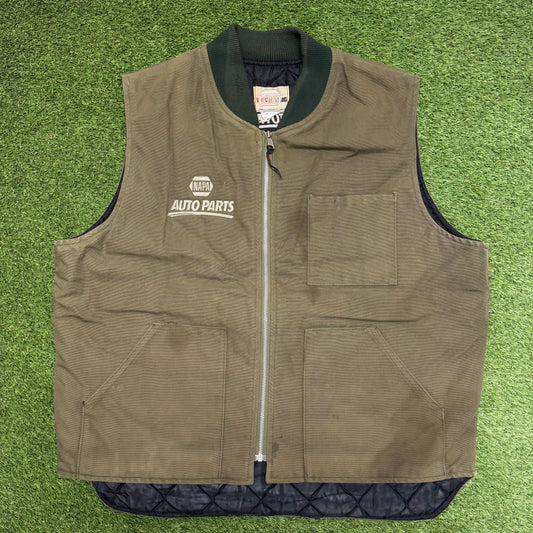 90’s NAPA Work King Canvas Vest XL