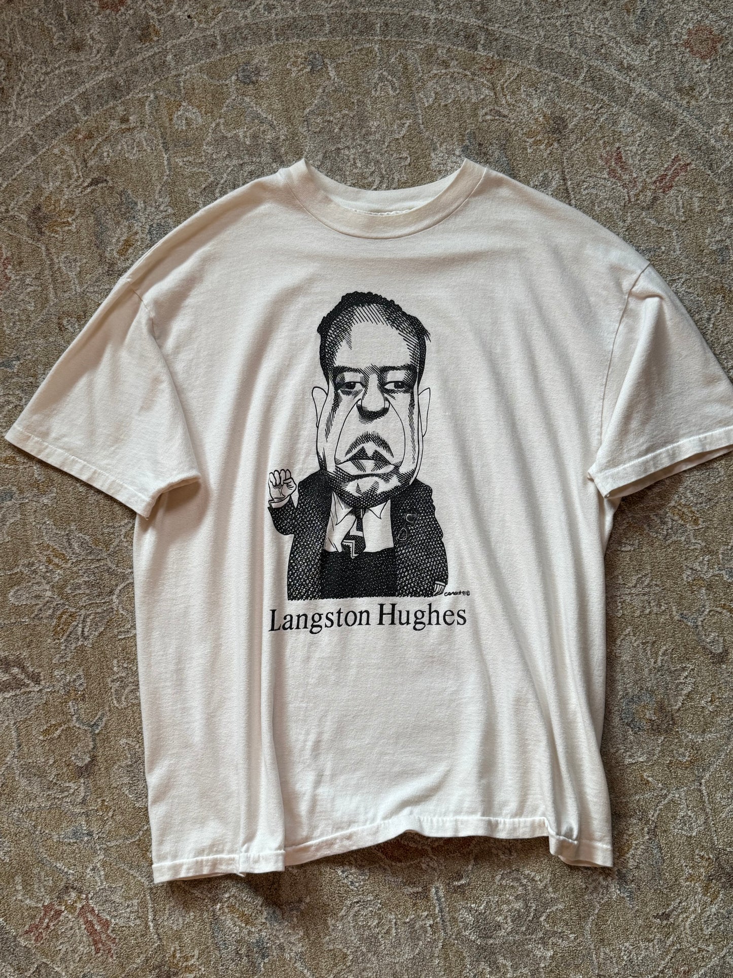 Langston Hughes Vintage T-Shirt XL