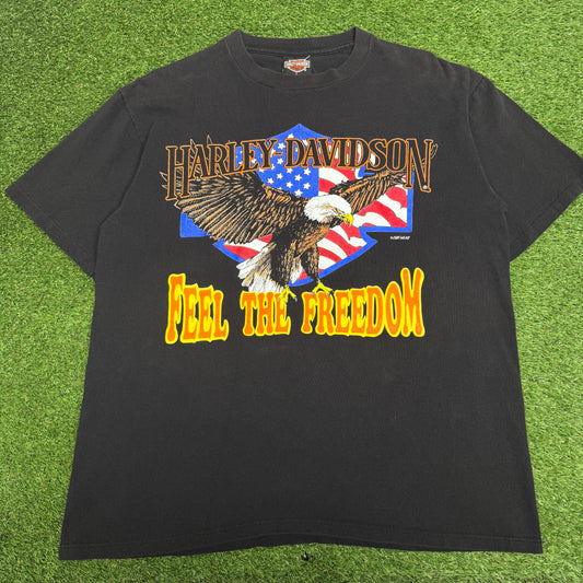 1990’s Harley Davidson Feel The Freedom T-Shirt Large