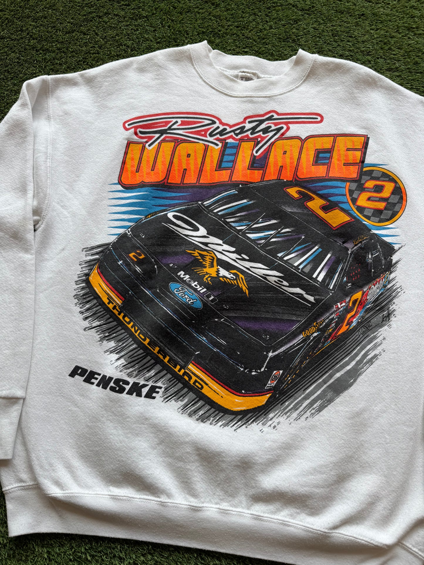 90’s Rusty Wallace NASCAR Sweatshirt XL
