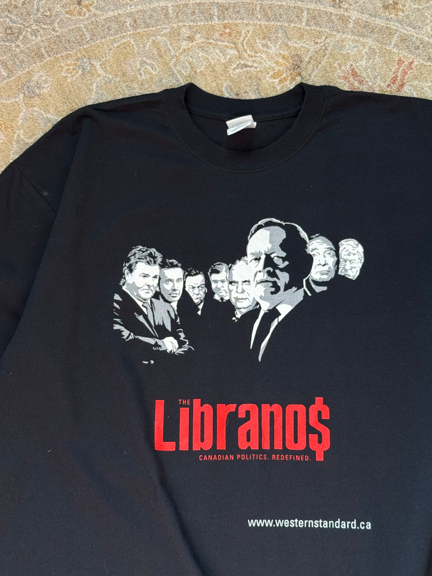 Libranos Vintage Canadian Politics T-Shirt XXL