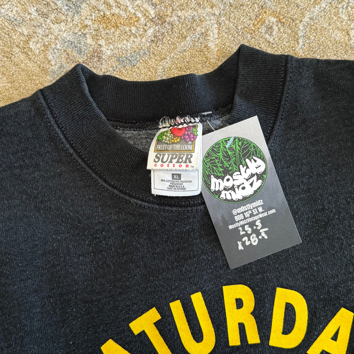 Vintage CBC Saturday Night Blues Crewneck Sweatshirt