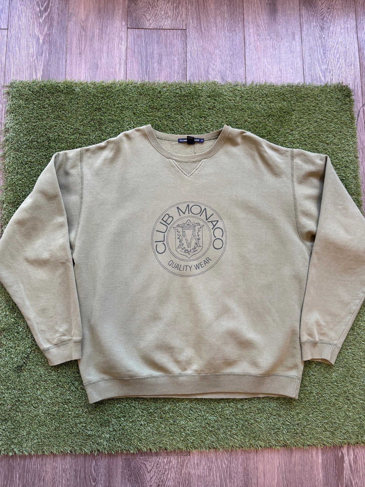90’s Club Monaco Sweater Sage Green Large