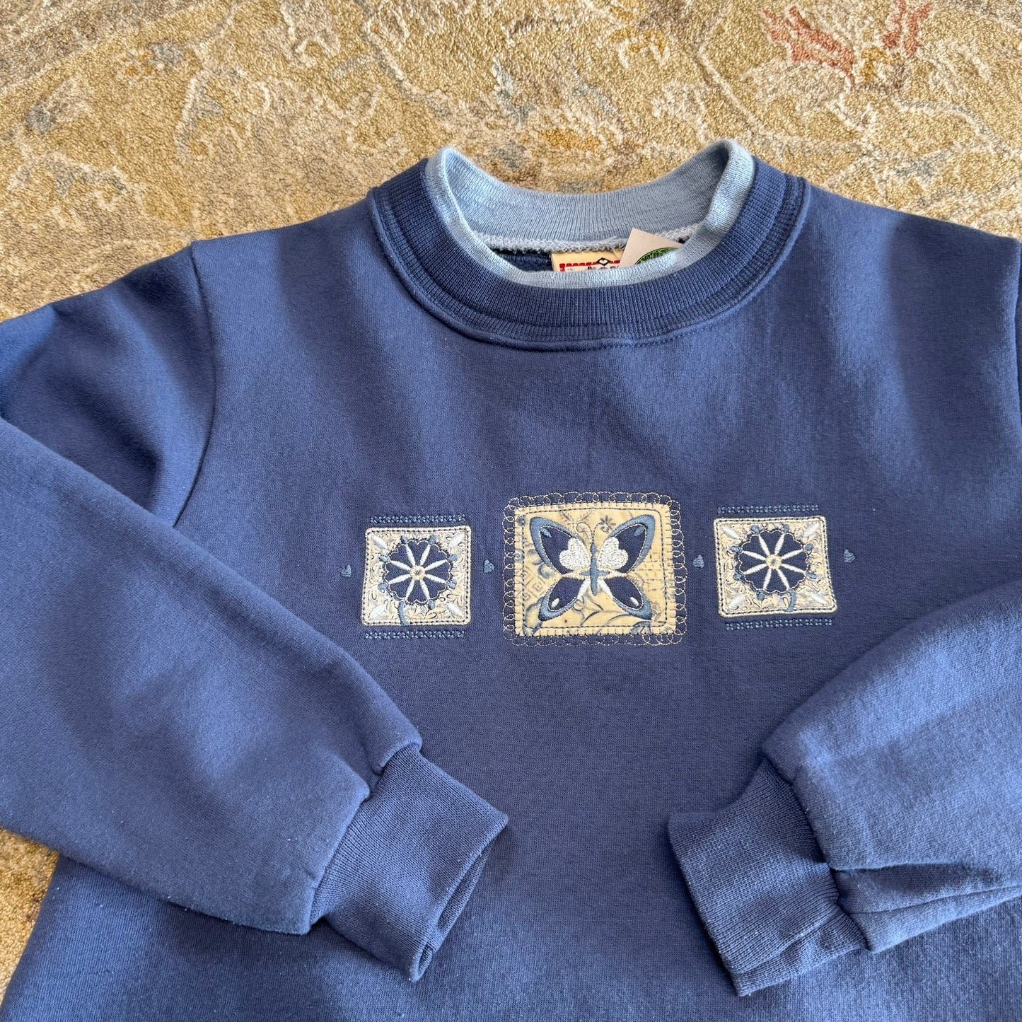 Butter Fly Cropped Morning Sun Sweatshirt