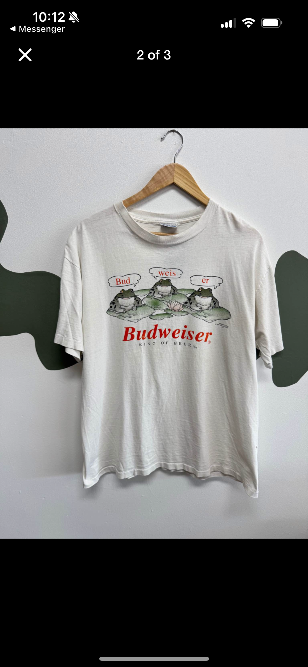 Budweiser Frogs T-Shirt XL