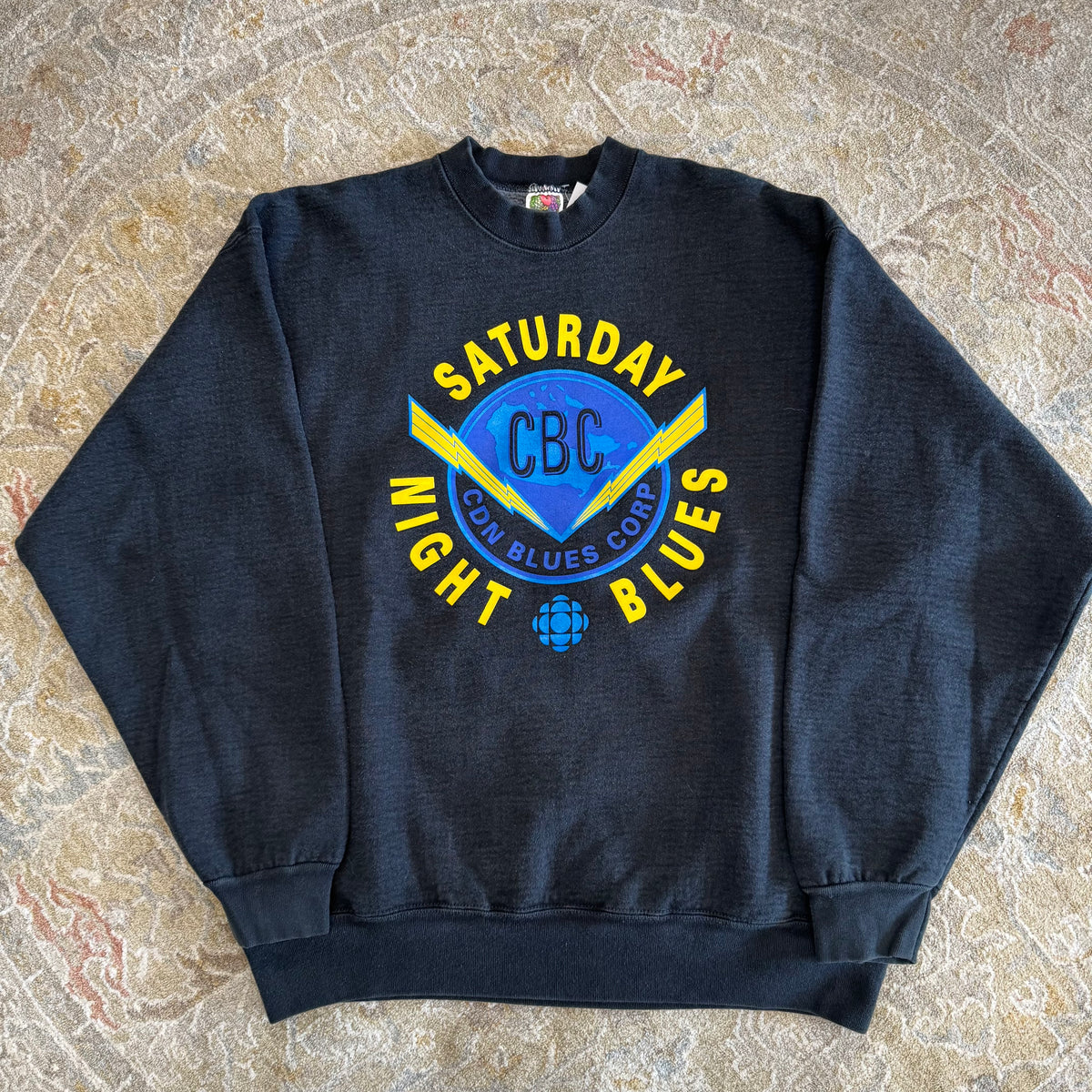 Vintage CBC Saturday Night Blues Crewneck Sweatshirt