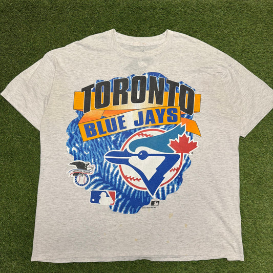 ‘93 Toronto Blue Jays T-Shirt 25.5x28 XL