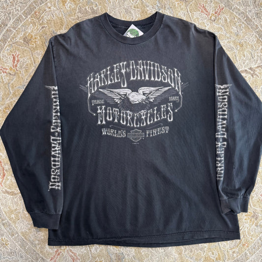 Harley Davidson Longsleeve Shirt Faded XL