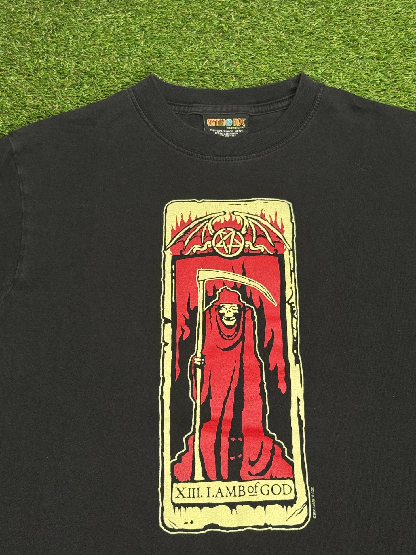 Vintage 2005 Lamb of God Band T-Shirt Medium