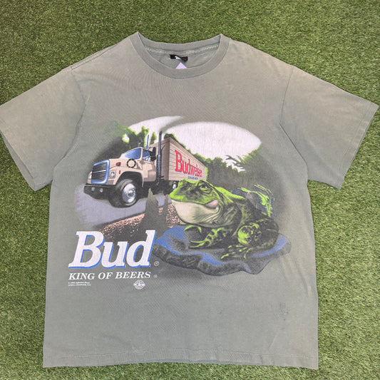 Budweiser Frogs T-Shirt 23x28.5 XL